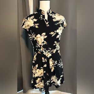 SHEIN Girl Floral Woven Knee-Length Dress- Size 11/12Y - NEW